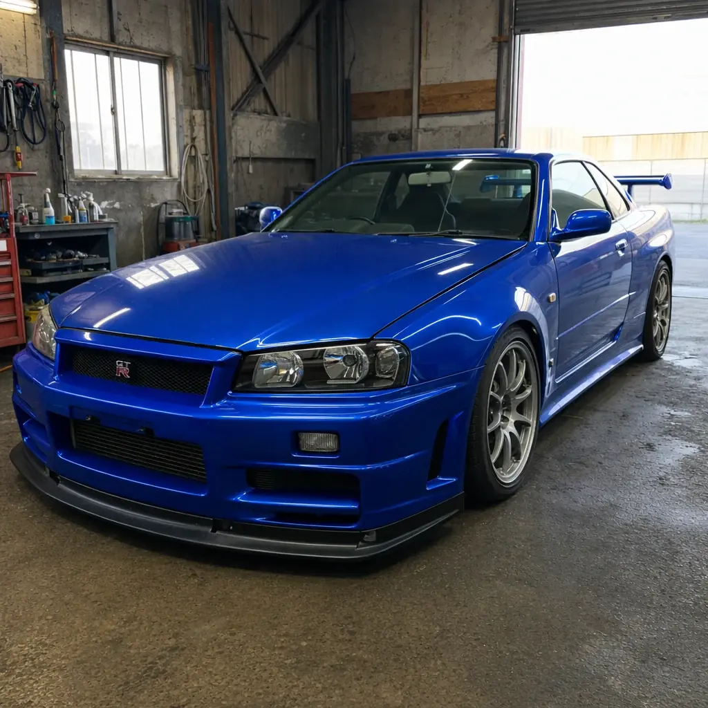 Nissan Skyline reconstruído visualmente